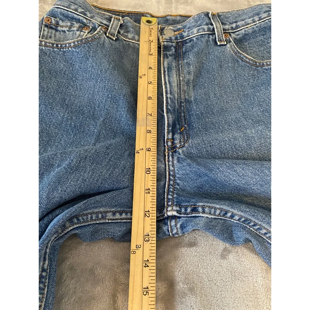 VTG Levi's Jeans Sz 10 S Faded Blue 550 Relaxed Fit Tapered Leg High Rise 90s‎